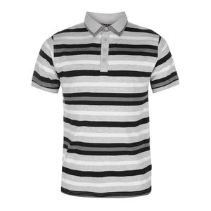 เสื้อกอล์ฟผู้ชายแบบปรับแต่งได้ สีพื้น จัดส่งรวดเร็ว ระบายอากาศได้ดี กันยับ ผ้ายืด/โพลีเอสเตอร์ คุณภาพสูง - Product Image 1