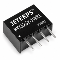 Convertisseur DC-DC isolé JETEKPS B0312SY-1WR1 1W, 3,3V vers 12V 83mA, module d'alimentation SIP non régulé, RoHS