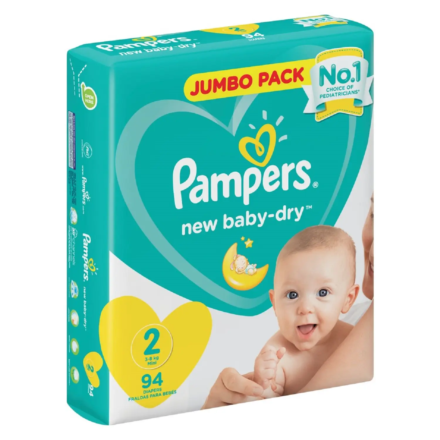 Usa Originele Kwaliteit Pampers-Babyluiers Hoge Absorptie Wegwerp Babyluiers Groothandel