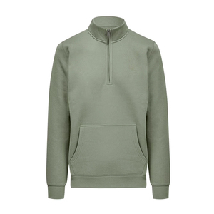 Sweat-shirt à demi-zip pour homme de haute qualité, sur mesure, en coton 100%, écologique et respirant - Product Image 6