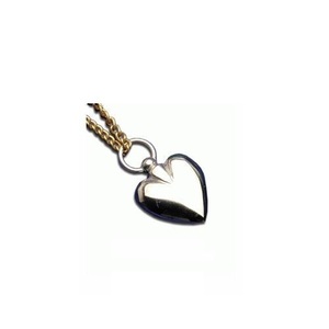 Véritable Qualité Laiton Argent Coeur Funéraire Crémation Cendre Bijoux - Product Image 1