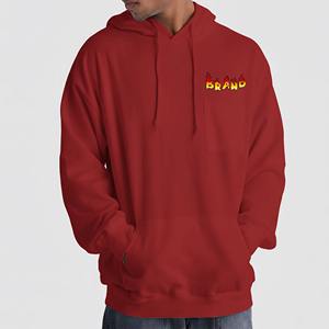 Sudadera con Capucha Personalizada de Alta Gama, Estilo Desgastado con Lavado Ácido, Hombros Caídos, Bordado, Gruesa, para Invierno, Ropa Urbana para Hombre, 100% - Product Image 1