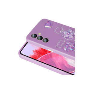 Coque de téléphone en silicone brillant avec motif en relief SAFA Toys tendance pour Samsung Galaxy M34 5G, rectangulaire, électroplaqué 14 - Product Image 2