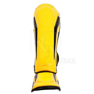 Trendy Leather Shin <b>Pads</b> Lightweight Professional Protection Adjustable Perfect for Football Training <b>Practice</b> Games Sports Use - Product Image 3