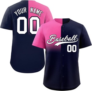 Maillot de baseball en maille respirante à séchage rapide personnalisé pour jeunes/adultes imprimé sur toute la surface avec sublimation de contraste de couleur vêtements de sport OEM - Product Image 3