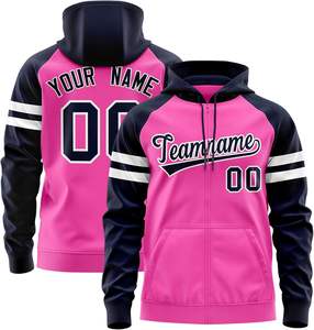 Sudaderas con cremallera de lana personalizadas para hombres, mujeres, jóvenes, ajuste cómodo con bordado de logotipo, suministro OEM a granel - Product Image 1