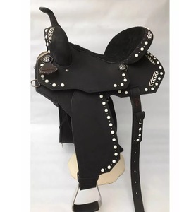 Selle de cheval de course en cuir de qualité supérieure | Construit pour la durabilité, le confort et idéal pour une expérience de conduite en douceur - Product Image 1