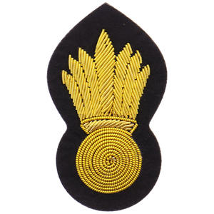 Custom Gold Indian Bullion Wire Embroidery Copper <b>Material</b> High Quality Fashion Accessory <b>Printed</b> Cartoon Design Badge UB Brand - Product Image 1