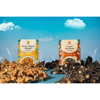 HA'RITEAGE Australie Granola au miel, beurre, amandes et flocons d'avoine, riche en fibres et en protéines, sans graisses trans, faible en sodium, céréales cuites 216g