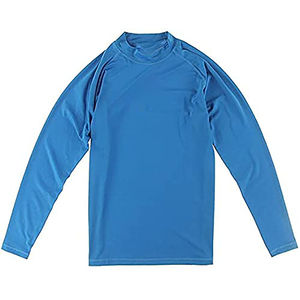 Tissu en polyester et élasthanne, couleur personnalisée, rashguard pour homme, respirant, écologique, manches longues, chemises de compression pour la salle de sport et le surf - Product Image 5