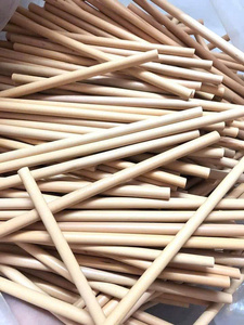 Premium Bamboo <b>Straws</b> Set <b>Reusable</b> Biodegradable Natural Drinking <b>Straws</b> with Nylon Brush Wholesale Gift Box - Product Image 2