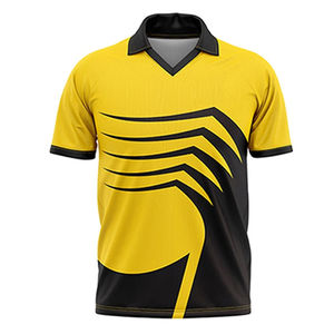Uniforme de Cricket Unisex Personalizado con Logotipo Más Vendido / Nuevo Diseño de Manga Corta Transpirable de Secado Rápido 100% Poliéster - Product Image 5