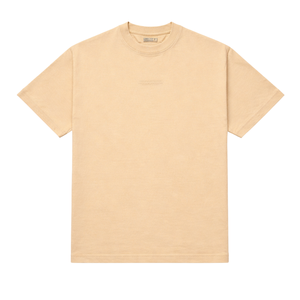 เสื้อยืดผู้ชายสีเบจฟอก 100% ผ้าฝ้าย สไตล์วินเทจ ลำลอง สตรีทแวร์ เนื้อผ้านุ่ม ระบายอากาศดี เหมาะสำหรับใส่ในชีวิตประจำวันในเมือง - Product Image 2