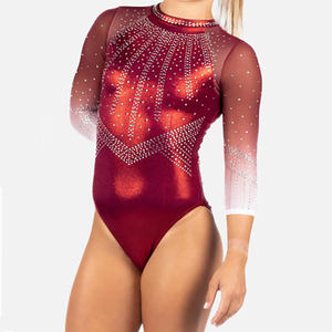 Ropa de disfraz de alta calidad, ropa de gimnasia, venta al por mayor, mono de leotardo de aventurero aéreo de baile en barra - Product Image 3