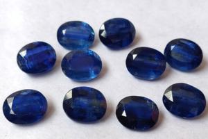 Cianita natural Corte ovalado 3x5mm Facetado Excelente calidad-Cianita suelta Piedra preciosa de alta calidad - Product Image 3