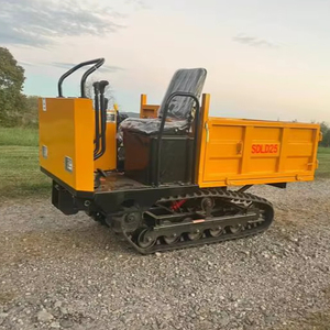 Mini Dumper de Orugas SDL D25 con Certificación CE y EPA, 3 Velocidades con Reversa, Mini Excavadora de Orugas con Volquete Hidráulico, Envío Gratuito - Product Image 6