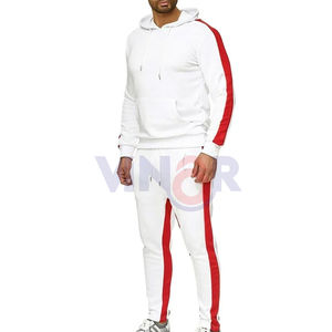 Chándales de Jersey personalizados en blanco Conjunto de ropa de calle para hombre Venta al por mayor de alta calidad Jersey de logotipo personalizado Chándales en blanco OEM 2025 - Product Image 3