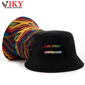 Buen vendedor, calidad superior, multicolor, venta al por mayor, sombreros de cubo bordados de doble cara de VIKY INDUSTRIES - Product Image 2