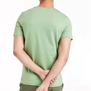 High Quality <b>100</b>% Cotton T-<b>Shirts</b> Custom Unisex Screen Print Blanks for Men Bulk Plain Knitted T-<b>Shirt</b> - Product Image 5
