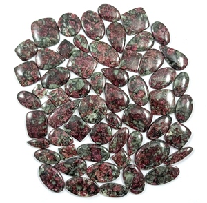 Eudialyte naturel Cabochon lâche concepteur cristal pierre précieuse pour bricolage Art artisanat pendentif collier fabrication de bijoux approvisionnement - Product Image 2