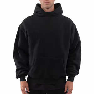 Sweat-shirts à capuche pour hommes, lourds, de haute qualité, streetwear, logo personnalisé de luxe, nouvelle mode imprimée, 100% coton, écologique - Product Image 3