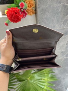 Cartera de mano de piel de vaca de nuevo diseñador, Cartera de cuero tallada a mano, carteras elegantes de cuero occidental multiusos para mujer - Product Image 6