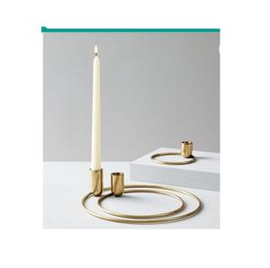 Wholesale Metal Brass <b>Candle</b> Pillar Holder Gold Plated Centrepiece With Great Polish for <b>Wedding</b> Engagements Events & Home Decor - Product Image 6