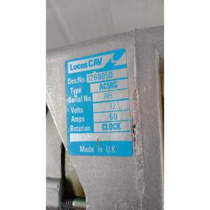 Alternador para Excavadora KOMATSU Serie 6BT (96>) 2871A146 Gasolina - Product Image 5