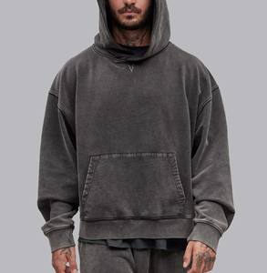 Sweats à capuche et sweat-shirts pour hommes de haute qualité broderie imprimée personnalisée 500 sweat à capuche GSM avec pantalon pantalon personnalisable - Product Image 6