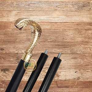 Bastón plegable de madera negro para caminar, mango de diseño de serpiente, bastón duradero hecho a mano, el mejor regalo para abuelo y abuela - Product Image 6