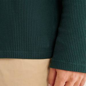 Pull pour femmes du fabricant personnalisé OEM-imprimé de lettres, solide, à manches longues, haut court décontracté - Product Image 6