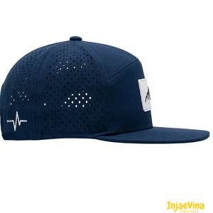 Casquette de baseball structurée 6 panneaux OEM ODM avec logo personnalisé et trous découpés au laser – Haute qualité, ajustable, pour sports de plein air et performance - Product Image 3