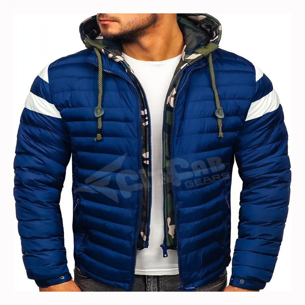 Wholesale Top Quality Custom Logo Nylon Winter Quilted Jacket Bubble Coat Men Puffer Jacket New Design