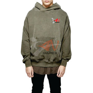 Pull-over à capuche de haute qualité pour hommes Impression numérique sur mesure Logo et design pour l'hiver - Product Image 2