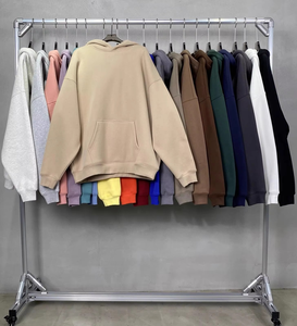 Vente en gros Streetwear américain 420GSM Sweatshirts à capuche et sweatshirts unisexes de haute qualité à imprimé bouffant en coton épais de coupe régulière unisexe pour hommes - Product Image 5