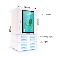 Système de location d'entreprise chaud Powerbank distributeur automatique QR Code carte paiement Station de charge pour ordinateur portable caméra PD
