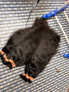 Extensiones de cabello humano Remy alineado con cutícula Natural sin procesar textura india paquetes sueltos de onda profunda India al por mayor - Product Image 4