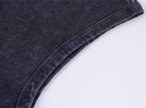 2025เสื้อแขนกุดวินเทจสีพื้นเสื้อกล้ามสำหรับผู้ชายปรับแต่งโลโก้ของคุณ - Product Image 5