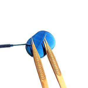 Pince à épiler pour extension de cils ensemble pince à épiler volume couleur plasma conçue avec précision pince à cils professionnelle - Product Image 4