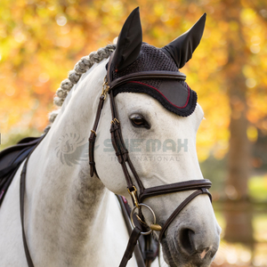 ผ้าคลุมหูม้าแบบถักโครเชต์ผ้าปิดหูสวยงามและซักได้น้ำหนักเบา - Product Image 3