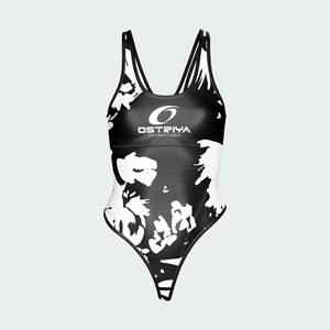 Maillot de bain une pièce pour femme de haute qualité, sur mesure, motif uni avec les dernières tendances et logo personnalisé - Product Image 2
