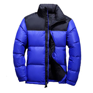 Chaqueta acolchada impermeable para exteriores de estilo callejero personalizado para hombre, tela de lana de lino, patrón sólido, servicio OEM disponible - Product Image 6