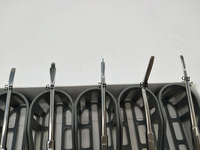 FIDA International – Élévateurs radiculaires manuels en acier inoxydable de qualité allemande, 10 pièces, réutilisables, pour luxations dentaires, certifiés CE