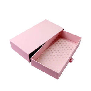 Caja deslizante de lujo de cartón rígido de impresión personalizada con embalaje de cajón de regalo de cuerda de cinta - Product Image 4