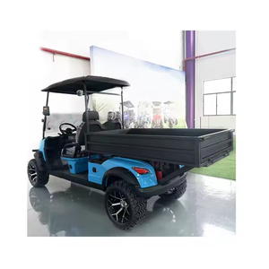 รถบั๊กกี้ไฟฟ้าแบบคลาสสิก4x4ของใหม่รถคลับไฟฟ้าพร้อมกล่องใส่ของสำหรับสนามกอล์ฟ - Product Image 2