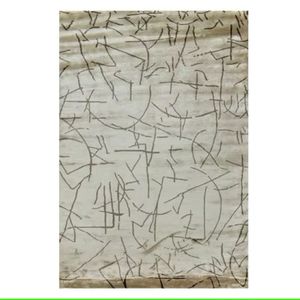 พรมเส้นใยธรรมชาติทำจากไม้ไผ่ทำด้วยมือแบบหรูหราพรมขนสัตว์ทำมือมีสไตล์พรมในพื้นที่แบบคลาสสิกกันลื่น - Product Image 4