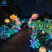 Schlüsselfertige Beleuchtungslösungen für Botanische Gärten Fantasy-Natur-Insekten-Themen-Beleuchtungsinstallationen für Botanische Gärten, Zoos