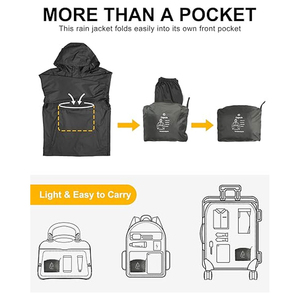 Custom Men Outdoor <b>Waterproof</b> <b>Jacket</b> Factory Direct Men Rain <b>Jacket</b> Full Zip Outdoor Clothing Manufacturer - Product Image 3