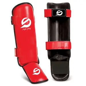 Protector de Espinilla y Empeine de Taekwondo con Núcleo de Acero, Equipo de Protección para Artes Marciales, Entrenamiento, Kickboxing, MMA, Protección de Piernas - Product Image 4