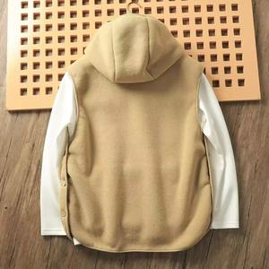 Autumn Winter Sleeveless <b>Hoodie</b> Men's Vest Warm Thick Coat With Plus <b>Large</b> Solid Clothing Fleece Pullover Vest Tops Asian Size - Product Image 6